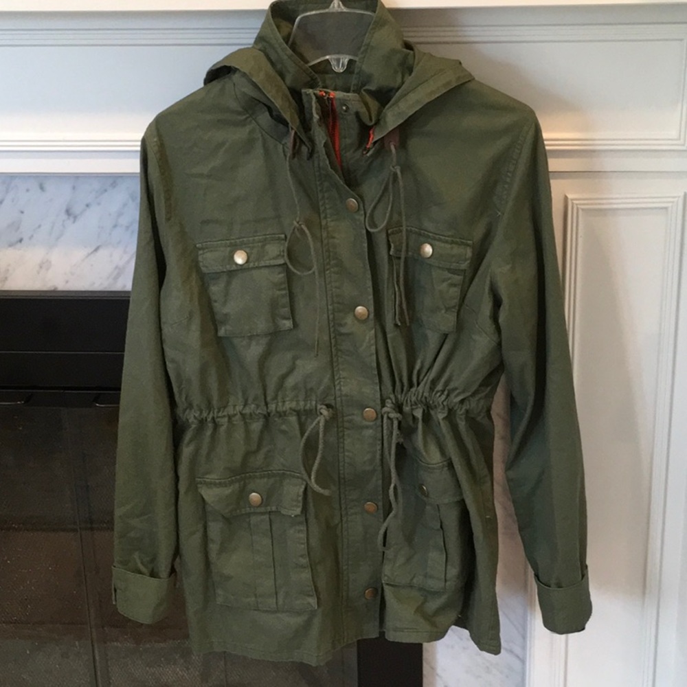 Lined Hooded Anorak Jacket